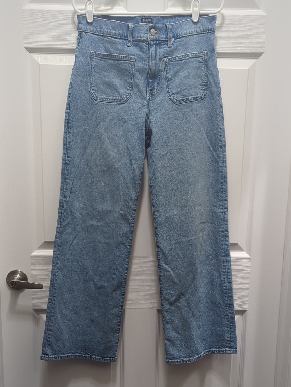 J.Crew Full Length Slim Wide-Leg Jean 29